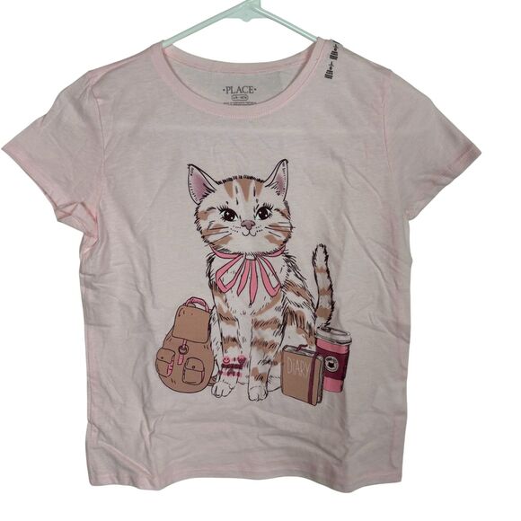 3 Pcs NWT The Children's Place Short Sleeve Graphic T-Shirts Girls Large - Picture 5 of 8